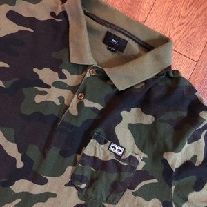 Obey camo polo